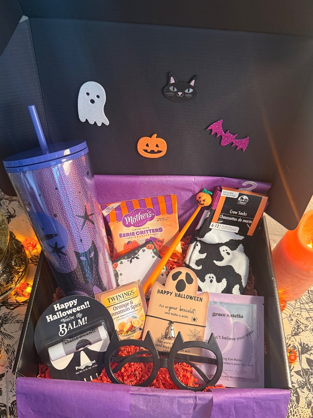 🎃 Halloween Boo Box | Starbucks Tumbler | Spooky Season Gift Box | Self-Care